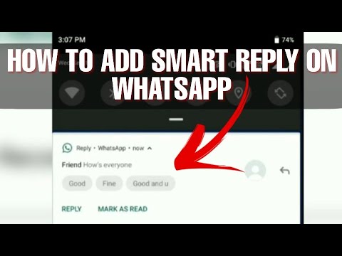 How to Add smart reply on WhatsApp