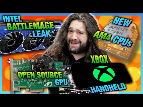 HW News - Intel Battlemage Appears, Open Source GPU, Xbox Handheld Rumors, $1400 Monitor