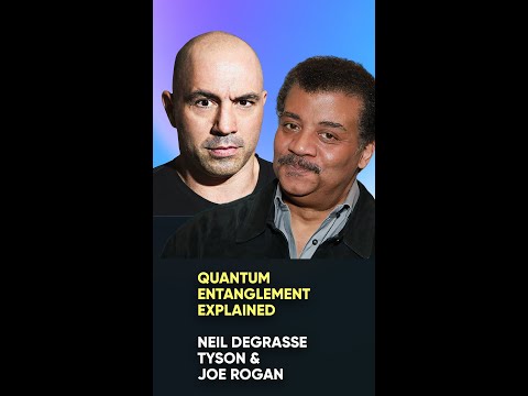 Quantum entanglement explained by Neil deGrasse Tyson with Joe Rogan #shorts