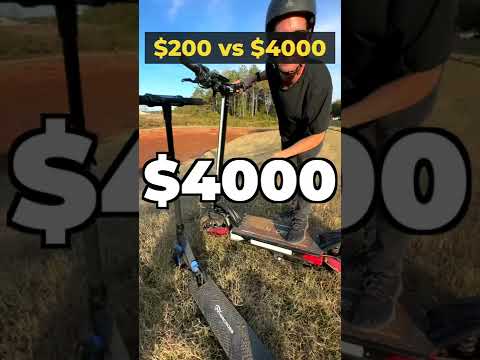 Steep Hill Climb! $200 vs $3,000 Electric Scooter