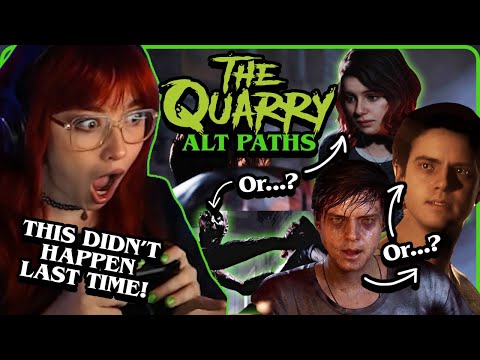 TAKING ALL THE OPPOSITE PATHS FROM OUR FIRST TRY! || The Quarry 2nd Playthrough