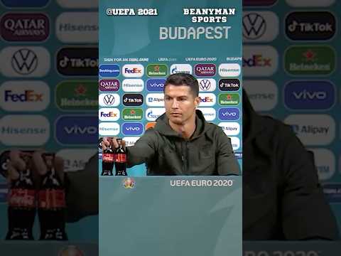 Cristiano Ronaldo HATES Coca-Cola