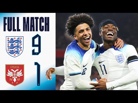 FULL MATCH | England U21 9-1 Serbia U21 | UEFA Euro 2025 Under-21 Championship Qualifying Group F