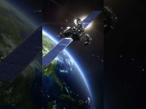 How old satellites orbiting distorted from earth #shortsvideo #shorts