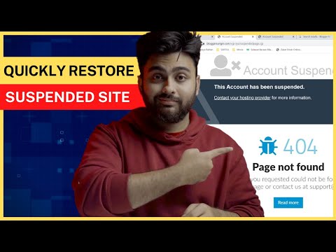 How to fix suspended website &amp; web host (2022)