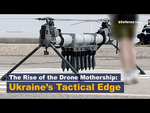 Watch Ukrainian Uncrewed Aerial Mothership Launch Kamikaze Drones in Action