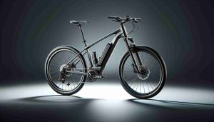 A high definition, realistic image of an eBike. The bicycle has been updated and modified with the Shimano EP801's Race Mode Firmware Tune. Provide in-depth detailing to show the advanced technology of the eBike, highlighting key features such as the sleek design, modern digital interface, and high-tech modifications for speed.