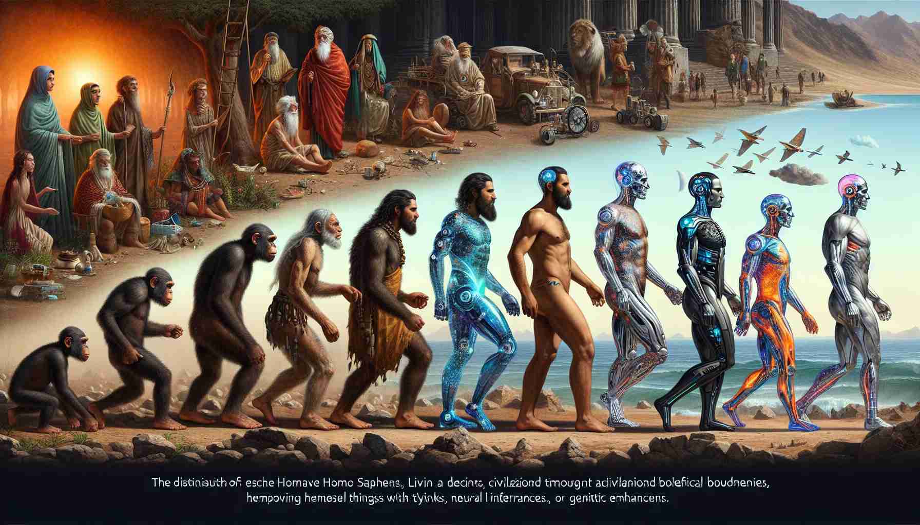 The Evolution of Humanity: From Homo Sapiens to Transhumans 