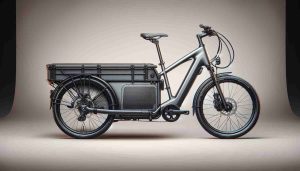 Detailed and high definition image of an innovative and versatile electric cargo bicycle, visually resembling the Btwin R500E model. The bike is distinguished by its sturdy frame, spacious cargo area, and advanced electric components designed for convenience and ease of pedaling. It also features a comfortable saddle, handlebars designed for a relaxed riding position, puncture-resistant tires, and powerful disc brakes for safety. The bike is set against a neutral background.