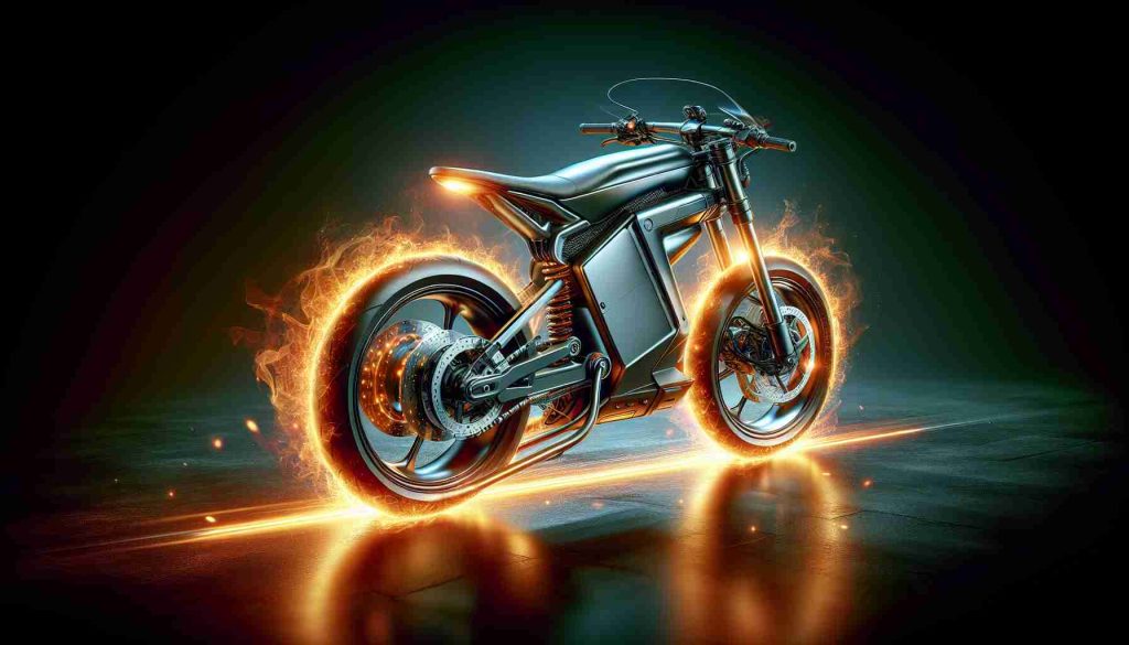 A realistic high-definition image of a revolutionary, cutting-edge electric bike - the Centris. It's portrayed in detail, showcasing its sleek design, innovative features, and superior performance capabilities. The electric bike is surrounded by a sizzling aura, suggesting its new availability and the unbeatable discounts currently in place. There's a sense of excitement and anticipation in the air, introducing this green transportation medium to its potential riders.