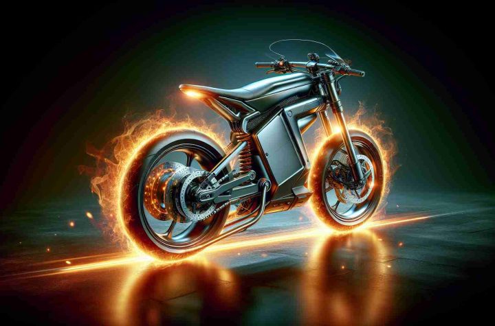 A realistic high-definition image of a revolutionary, cutting-edge electric bike - the Centris. It's portrayed in detail, showcasing its sleek design, innovative features, and superior performance capabilities. The electric bike is surrounded by a sizzling aura, suggesting its new availability and the unbeatable discounts currently in place. There's a sense of excitement and anticipation in the air, introducing this green transportation medium to its potential riders.