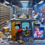 A high-definition, realistic image featuring a scene that represents efforts to preserve classic video games. This could include technicians delicately handling vintage cartridges, an archival environment with climate-controlled rooms, shelves filled with neatly organized and labeled game boxes, and computers with software tools specific for video game preservation and restoration. Besides these elements, an additional part of the image could demonstrate the benefits of these efforts - perhaps a child with wide eyes and a joyous smile, experiencing an old-school game on a revamped but authentic arcade machine, instilling the appreciation for classic games in a new generation.