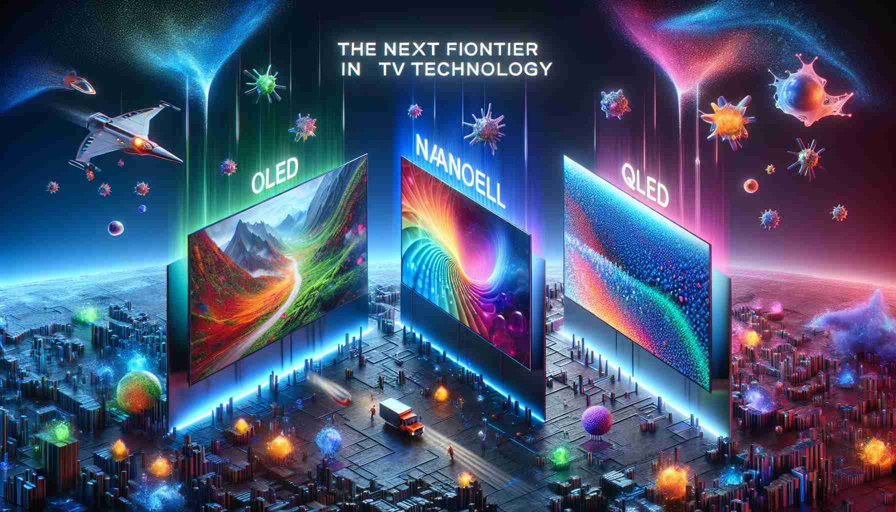 Display Wars: The Next Frontier in TV Technology. OLED, NanoCell, and QLED Battle for Supremacy! 