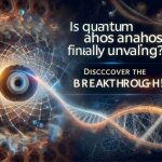 A high-definition image illustrating the concept of quantum chaos beginning to unravel. Elements of the image could include intricate patterns or anomalies demonstrating chaos at a quantum level, an unraveling thread or string implying a breakthrough in understanding, and text that reads, 'Is Quantum Chaos Finally Unraveling? Discover the Breakthrough!'.