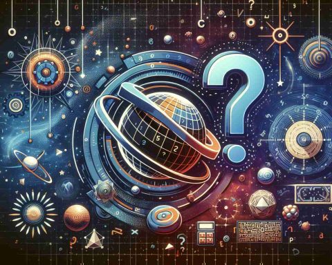 Generate a realistic, high-definition visual interpretation of the concept 'Why are Gravitons a Mystery?' This can include a representation of scientific theories such as an illustrated depiction of gravity and its effects. Additionally, visualize an element of mystery or intrigue by incorporating symbols commonly associated with mystery, secrets or puzzles, like a question mark or an enigma code.