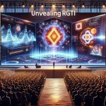 A detailed image of a grand event showcasing the future of Quantum Technology, labeled as 'Unveiling RGTI'. The scene includes a large stage with a giant screen demonstrating quantum tech concepts. Alongside the visually enticing animations on the screen, there is a speaker on the stage presenting strategic insights and leading the audience into the future of technology. The high-quality image captures the excitement and importance of the moment, with eager spectators keen to know about the upcoming advancements in Quantum Technology.