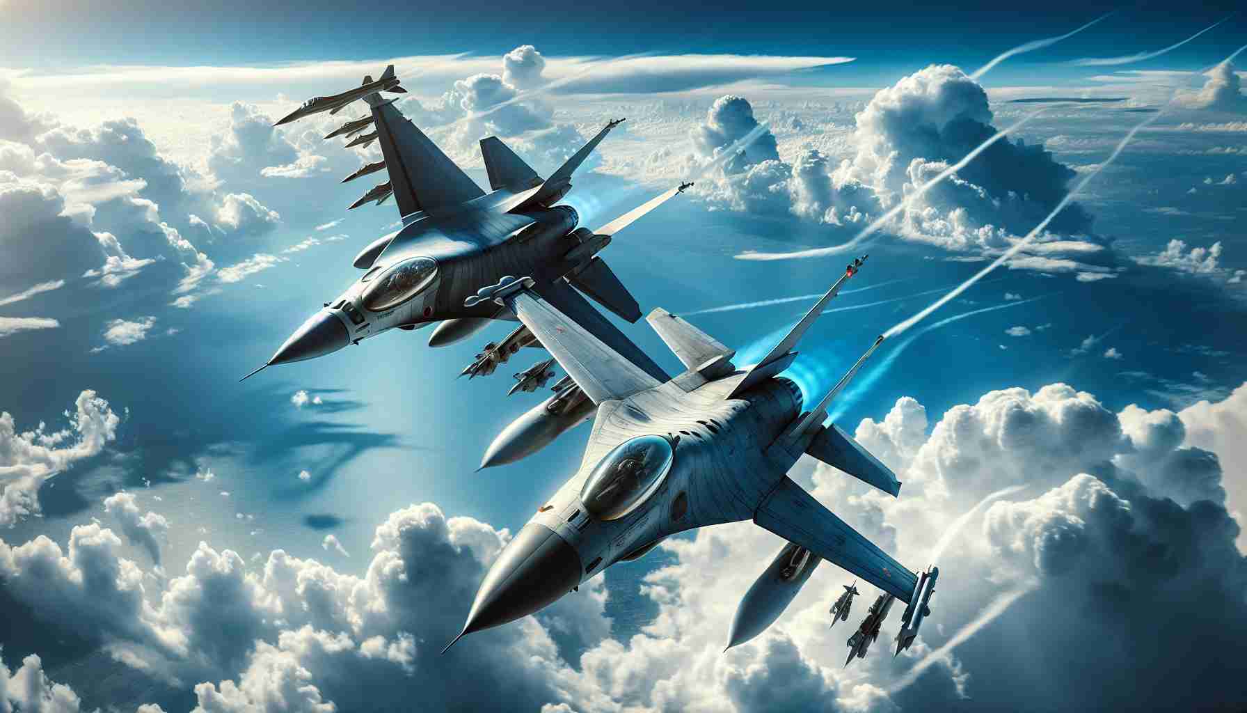 Dogfight Drama: F-16 vs. Su-35. Who Reigns Supreme in the Sky? 