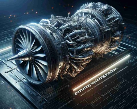 A realistic, high-definition image of a Russian aeropace engine leading the sprint in technological innovation. Exquisitely crafted, the engine demonstrates intricate details, showcasing its superior engineering. The environment around it highlights its outstanding, leading position in the aerospace industry. This hidden gem of technology reveals its sheer power, ready to propel the next generation spacecraft into the cosmos.