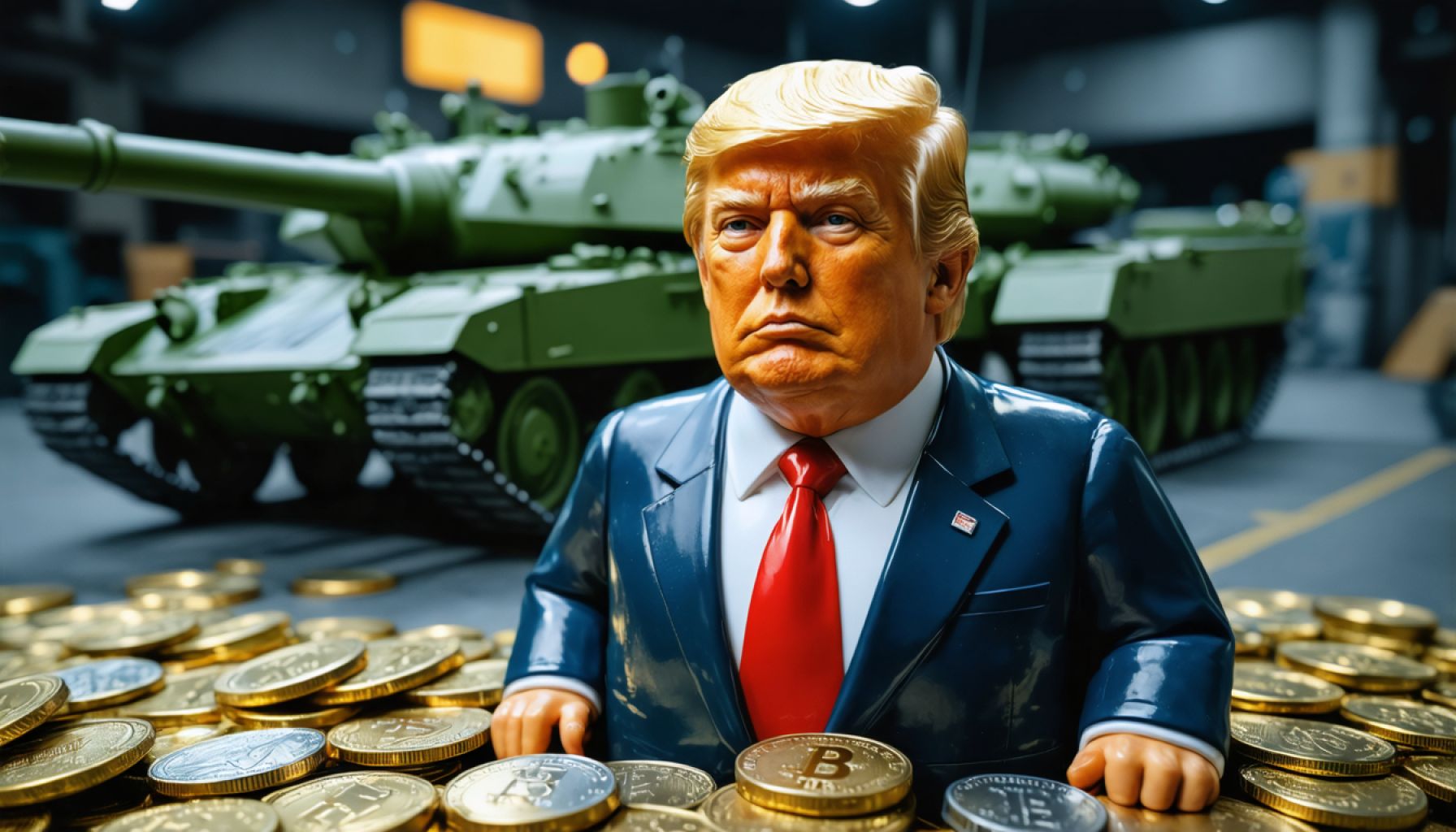 Trump's Meme Coin Tanks Amid Market Turmoil as Trade Tariffs Loom 